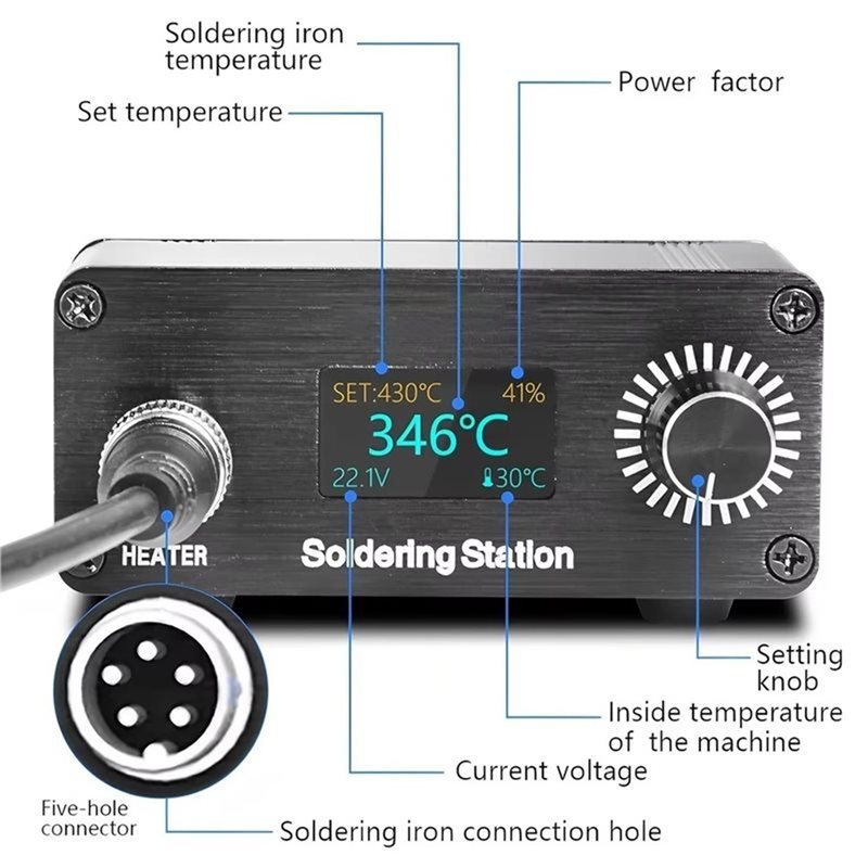 ABYN-Professional T12 Portable - Soldering Station T12 Oled recension och pris